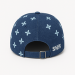 SMFK Casquette Denim Bleue Motif Monogram