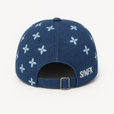 SMFK Casquette Denim Bleue Motif Monogram