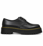 ApsdAa Black Lug-Sole Platform Derby Shoes noires à semelle plateforme crantée