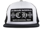 Chrome Hearts CH Hollywood Trucker Hat Black/White - Sneaker6ix Shop