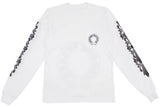 Chrome Hearts Floral Horseshoe L/S T-shirt White Chrome Hearts