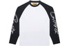 Corteiz Allstarz Raglan L/S Tee Blanc/Noir