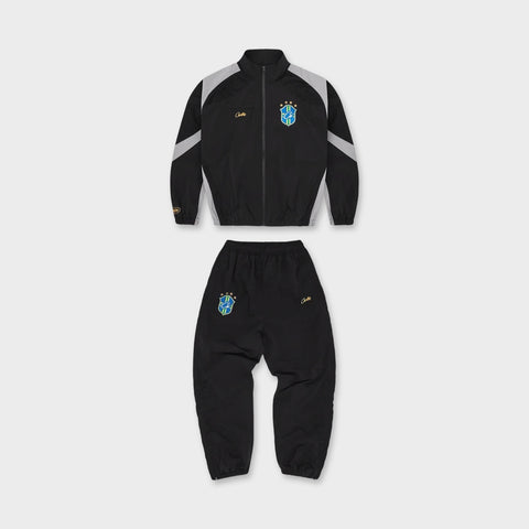 Corteiz Brasil Olympic Shuku Tracksuit Noir/Noir