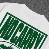 Corteiz No Carry Last Tee White – Détail imprimé “No Carry Last”