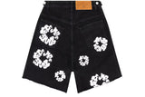 Denim Tears The Cotton Wreath Jean Short Black