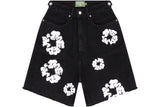 Denim Tears The Cotton Wreath Jean Short Black