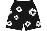 Denim Tears The Cotton Wreath Shorts Black