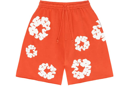 Denim Tears The Cotton Wreath Shorts Orange Denim Tears