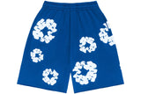 Denim Tears The Cotton Wreath Shorts Bleu Royal