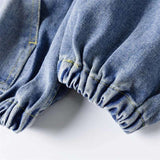 Denim Full Zip Hoodie Blue Sneaker6ix Shop