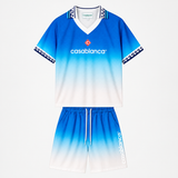 Casablanca Ensemble Gradient Monogram Football au style sportswear premium