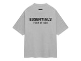 Fear of God Essentials Jersey Crewneck T-Shirt Light Heather Gray style streetwear premium