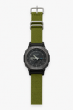 Casio G-Shock GM-2100CB-3A vue avant verte métal