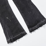 Gallery Dept. Black Paint Splatter 'LA Flare' Jeans