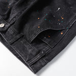 Gallery Dept. Black Paint Splatter 'LA Flare' Jeans