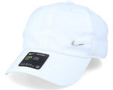 Nike Metal Swoosh Cap White Adjustable casquette blanche vue de face