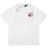 LOEWE t-shirt blanc en coton à logo brodé