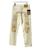 Evisu Vintage Denim Jean brodés hauts 'Rosybrown'