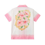 Wang Yibo ensemble chemise à manches courtes et short floral