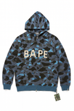 BAPE Color Camo Bape Swarovski Full Zip Hoodie Navy BAPE