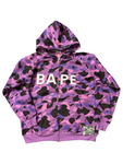 BAPE Color Camo Bape Swarovski Full Zip Hoodie Purple