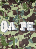 BAPE ABC Camo Bape Full Zip Hoodie 'Green'