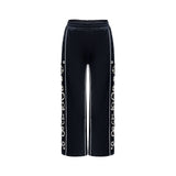 GOODBRAND Love is Good Pearl-Print Sweatpants Black vue de face