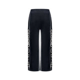 GOODBRAND Love is Good Pearl-Print Sweatpants Black vue arrière 