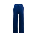 GOODBRAND Love is Good Pearl-Print Sweatpants Navy Blue vue arrière 