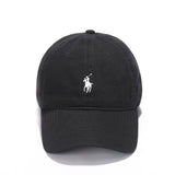 Polo Ralph Lauren Casquette De Baseball Noir détail du logo sur le devant