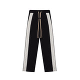 Fear of God Sport Nylon Stripe Relaxed Sweatpant Black vue de face