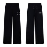 MM6 Maison Margiela Sweatpant Blacky noir à jambes larges en jersey de coton