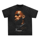 Lebron James Vintage T-shirt Short Sleeve vue de face