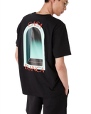 T-shirt streetwear noir Casablanca L'Arche style urbain