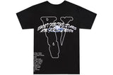 Pop Smoke x Vlone Tracklist Tee Black