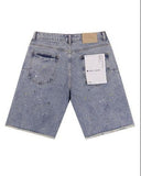 short en jean bleu Purple Brand streetwear homme