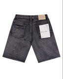 short en jean bleu Purple Brand streetwear homme