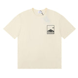 RHUDE Chevron logo-print cotton T-shirt vue de face