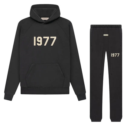 ensemble 1977 noir homme tenue streetwear complète face