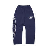 Corteiz Superior Royale Open Hem Pant Navy bleu marine vue de face
