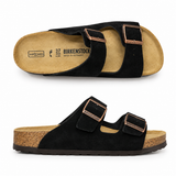 Birkenstock Arizona Black sandales premium pour un style minimaliste