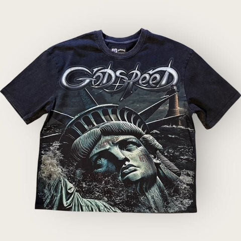 Godspeed Sunken Liberty 2 Tee (Black Wash)