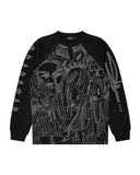 Trapstar X Slawn Czarny- Waffle L/S Top Trapstar