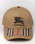 Burberry Baseball b Brown Cap Cotton Hat