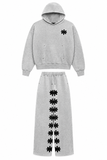 LOSTSHDWS OG Logo Gris Chiné Tracksuit LOSTSHDWS