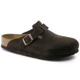 Birkenstock Boston Soft Footbed Suede Mocha Brown Birkenstock