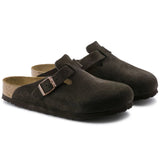 Birkenstock Boston Soft Footbed Suede Mocha Brown Birkenstock