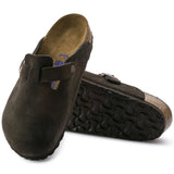 Birkenstock Boston Soft Footbed Suede Mocha Brown Birkenstock
