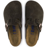Birkenstock Boston Soft Footbed Suede Mocha Brown Birkenstock