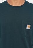 Carhartt WIP T-shirt Pocket basique deep lagoon